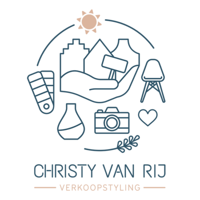 Logo ontwerp, Christy van Rij Verkoopstyling, illustratie logo | Ontwerpstudio Nanaa