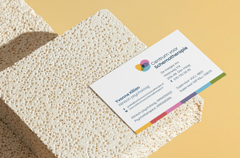 Branding voor Centrum voor Schematherapie, huisstijl | Studio Nanaa