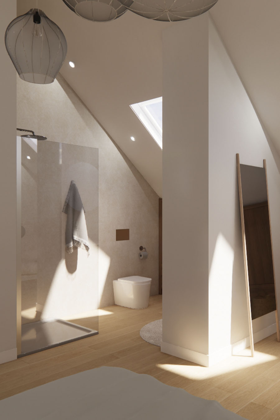 Luxe badkamer op zolder | Ontwerpstudio Nanaa