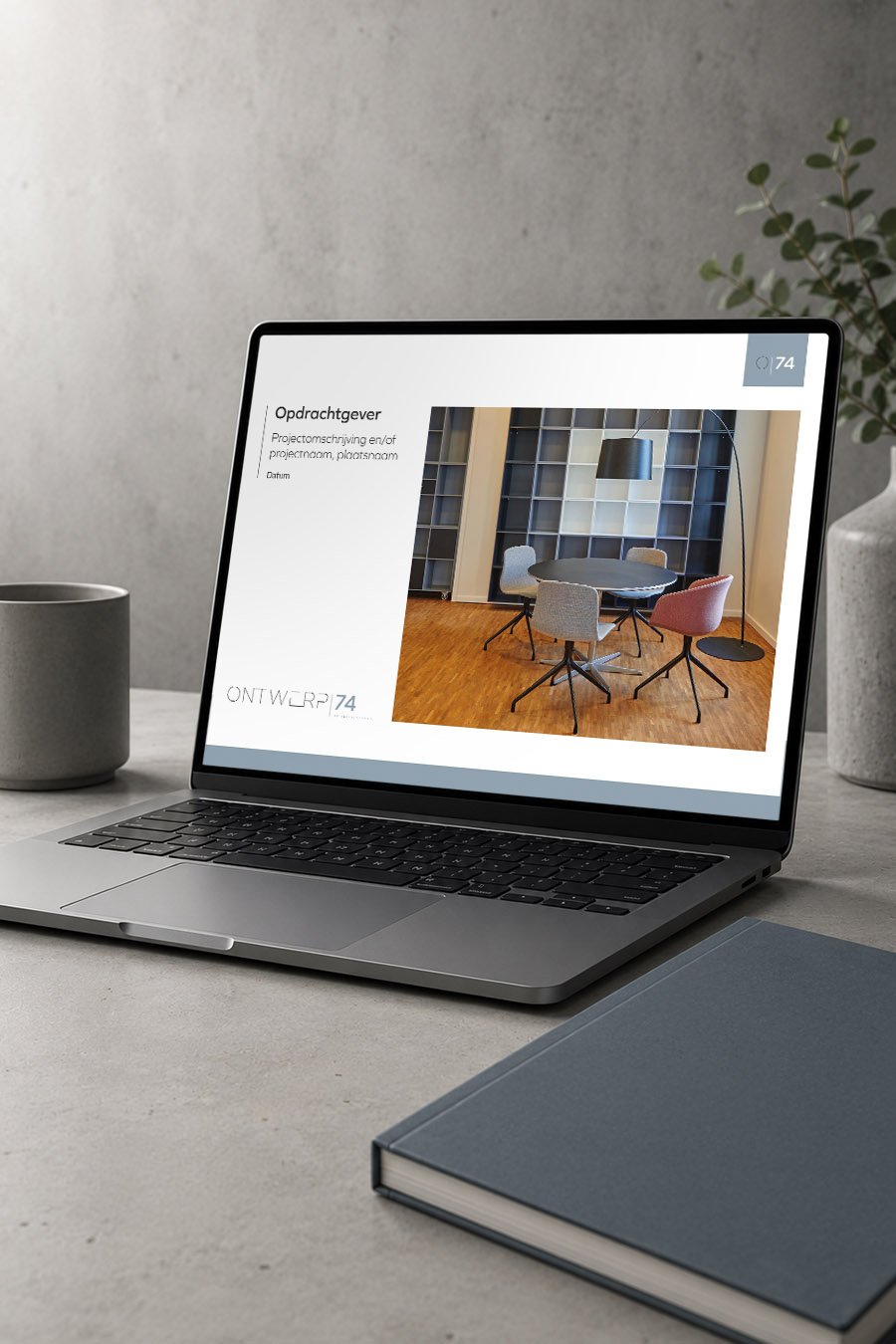 Branding interieurarchitect Ontwerp74 | Ontwerpstudio Nanaa