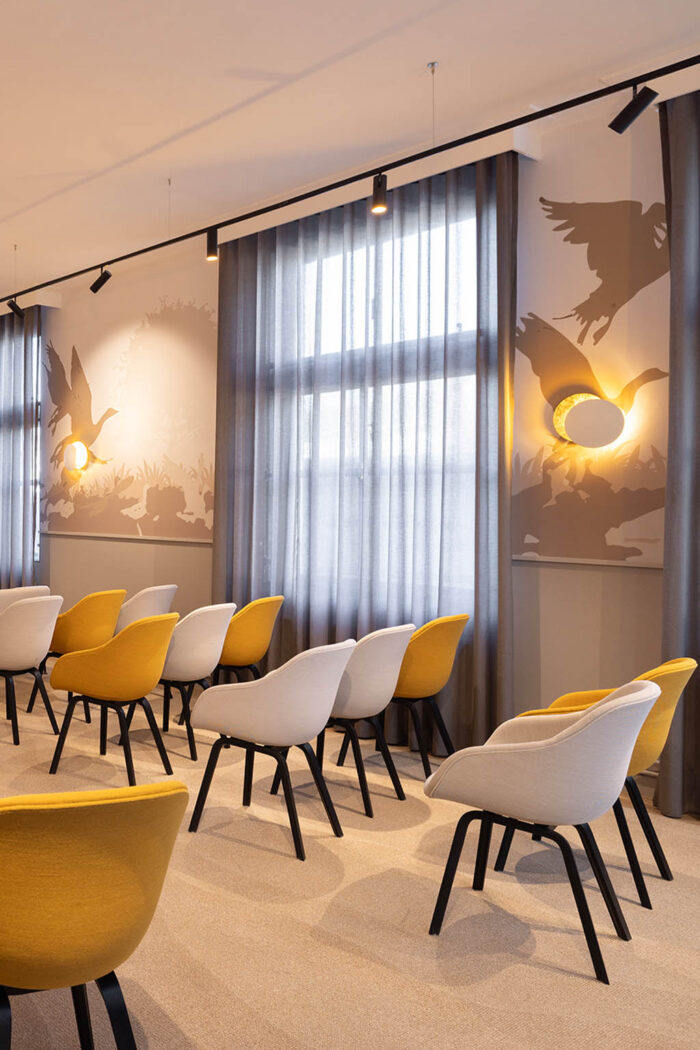 Ontwerp wandprint trouwzaal gemeente Deurne | Ontwerpstudio Nanaa